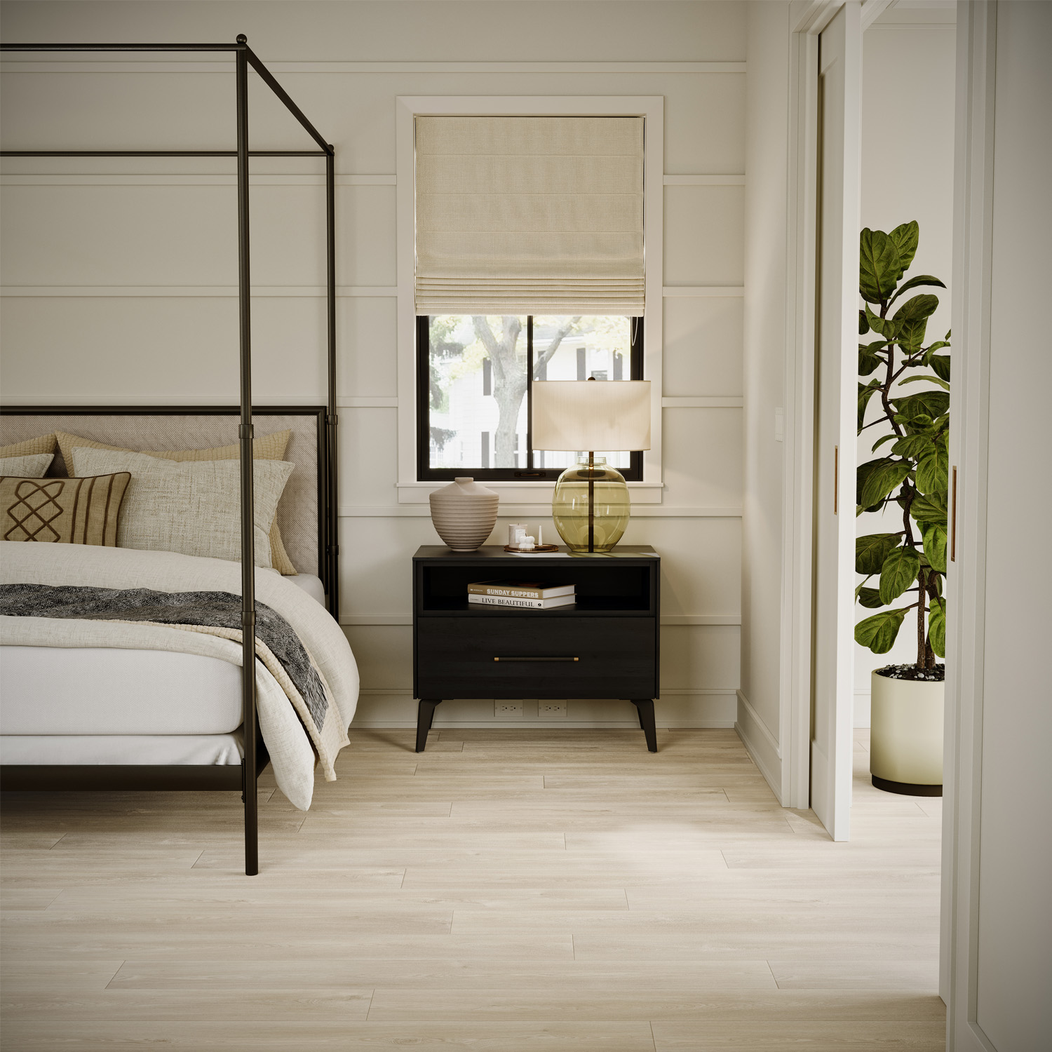 Sunlit Wheat room scene